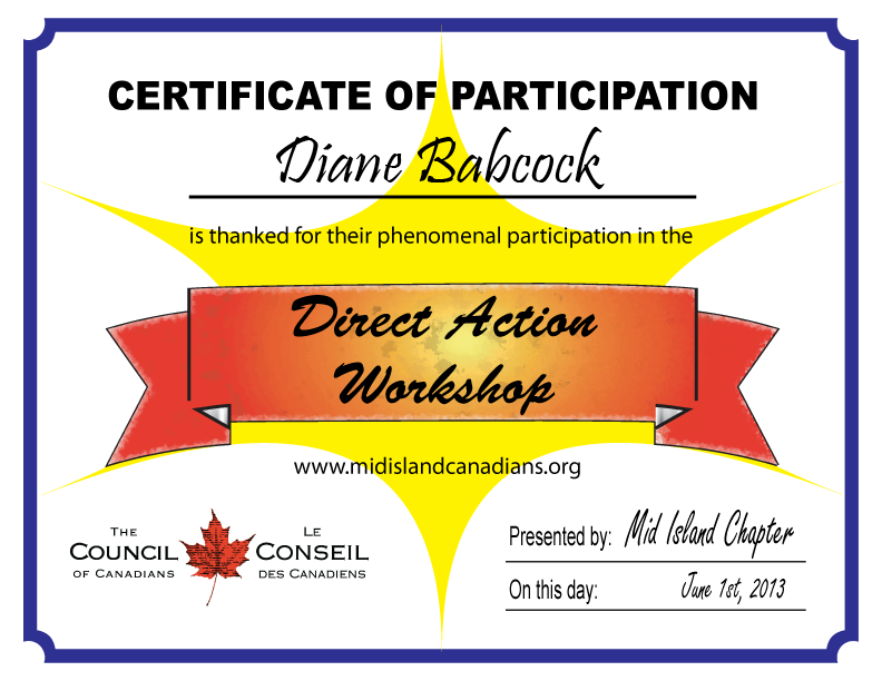 direct action workshop